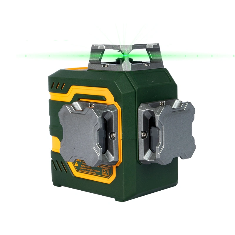 3D-sisseehitatud liitiumaaku roheline laseritase