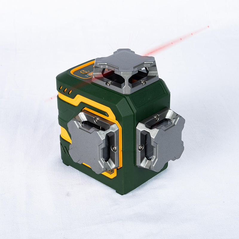 3D-sisseehitatud liitiumaaku punane laseritase